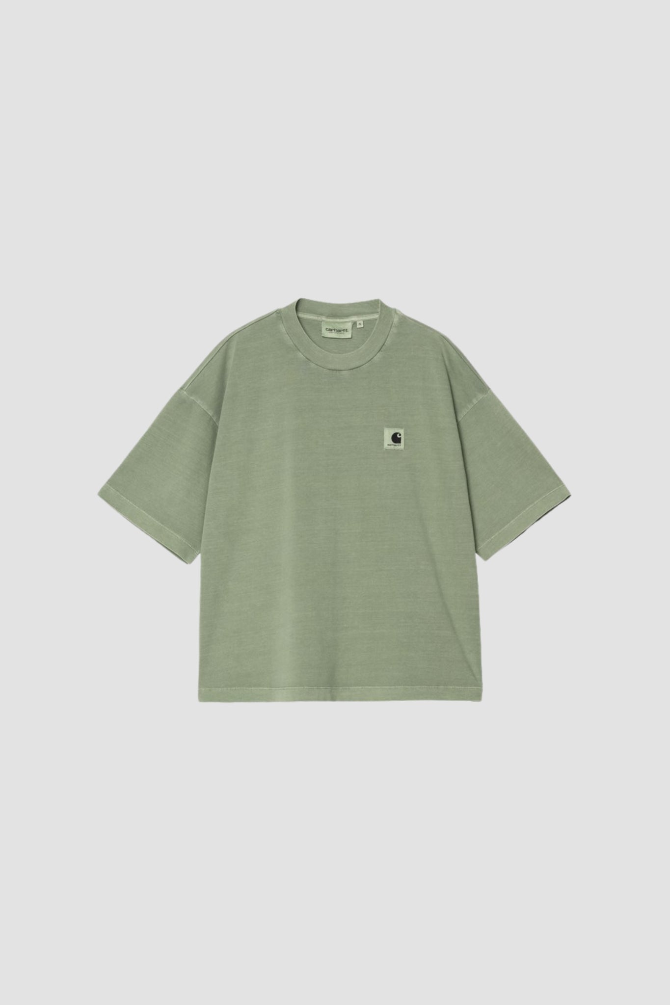 W S/S NELSON TEE Park garment dyed