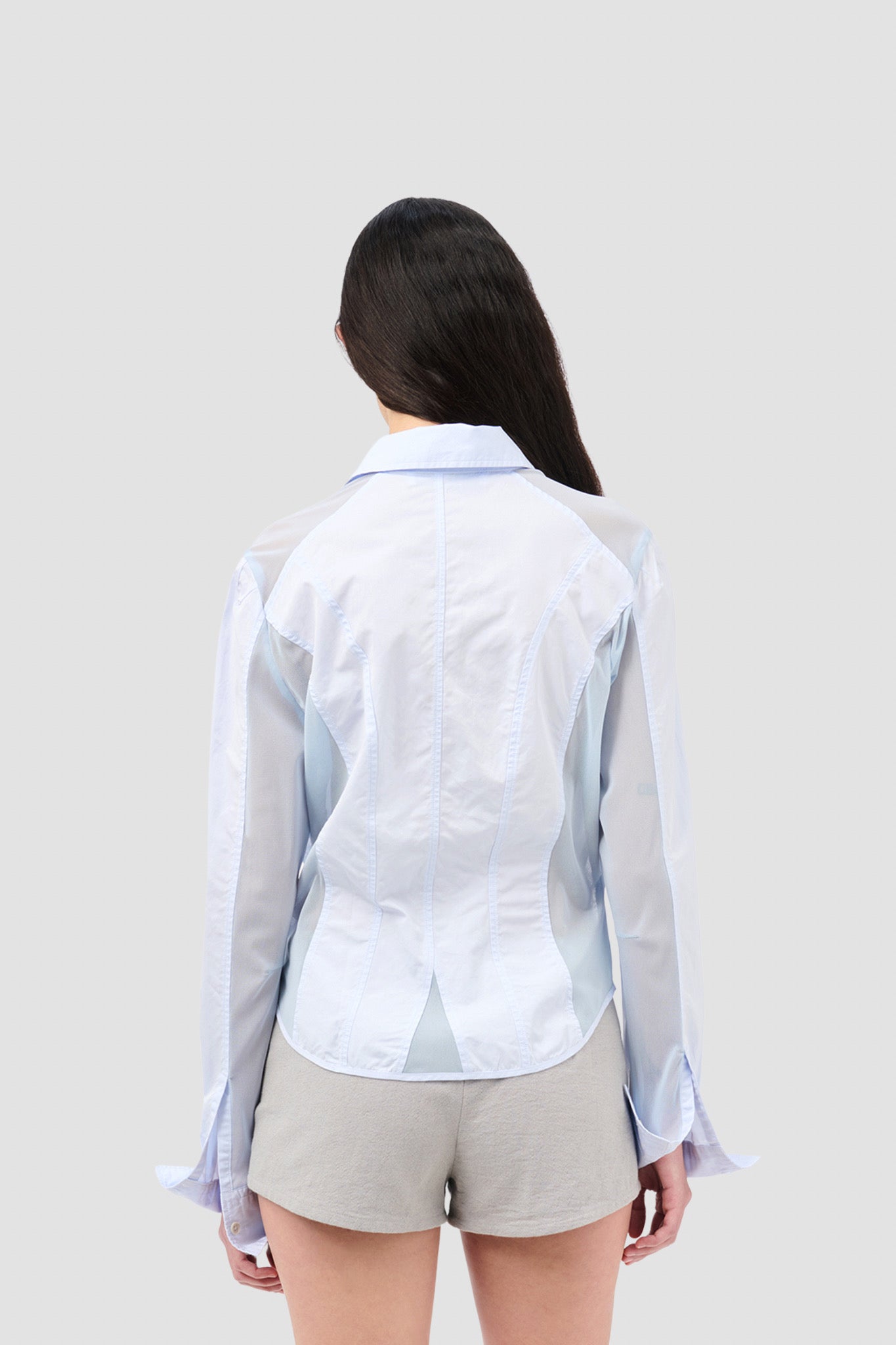 CINCHER SHIRT Dining blue popelin