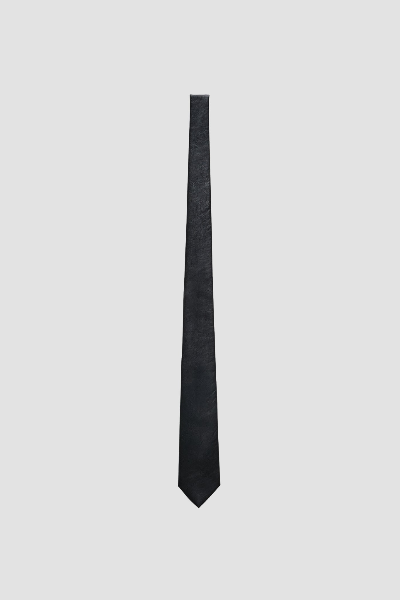 TIE, Black Real Fake Leather