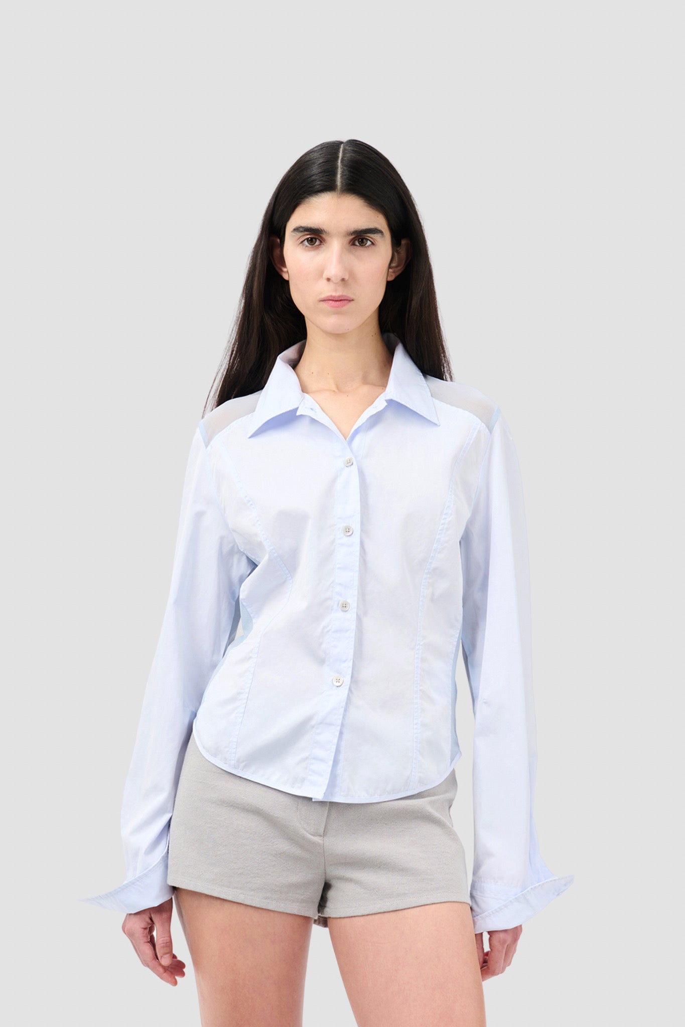CINCHER SHIRT Dining blue popelin