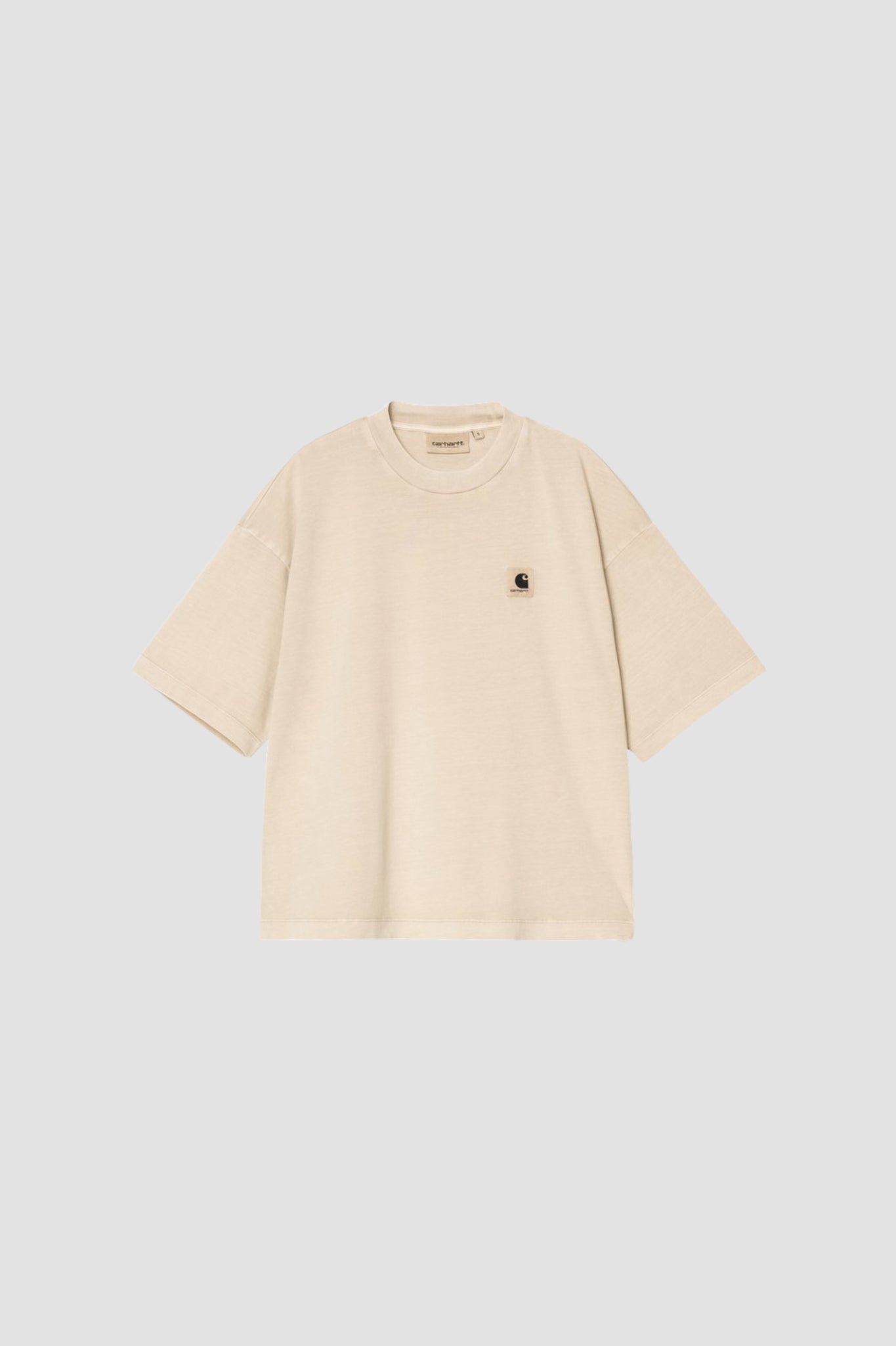 W S/S NELSON TEE Fleur De Sel garment dyed