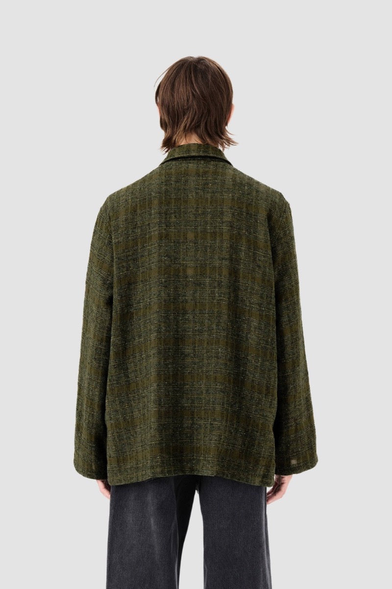 HAVEN JACKET Seaweed Sparse Check