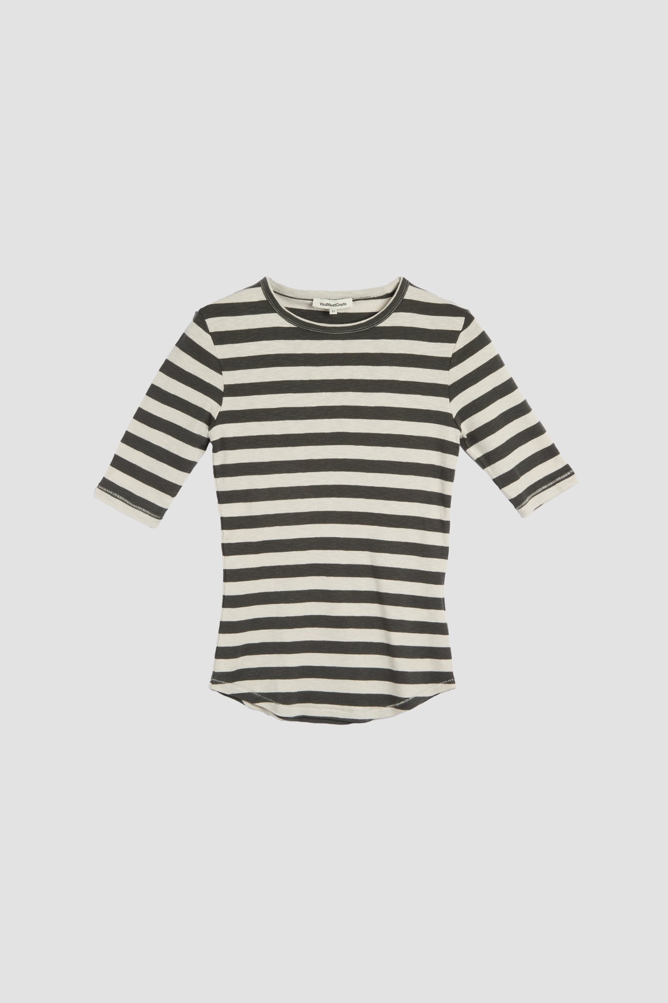 CHARLOTTE SS TOP grey/stone