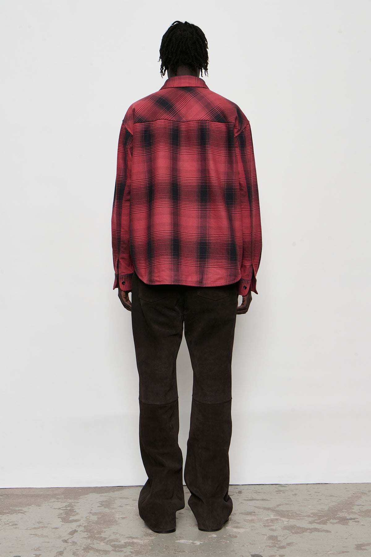 WHOPPIN SHIRT bison check ranch cotton