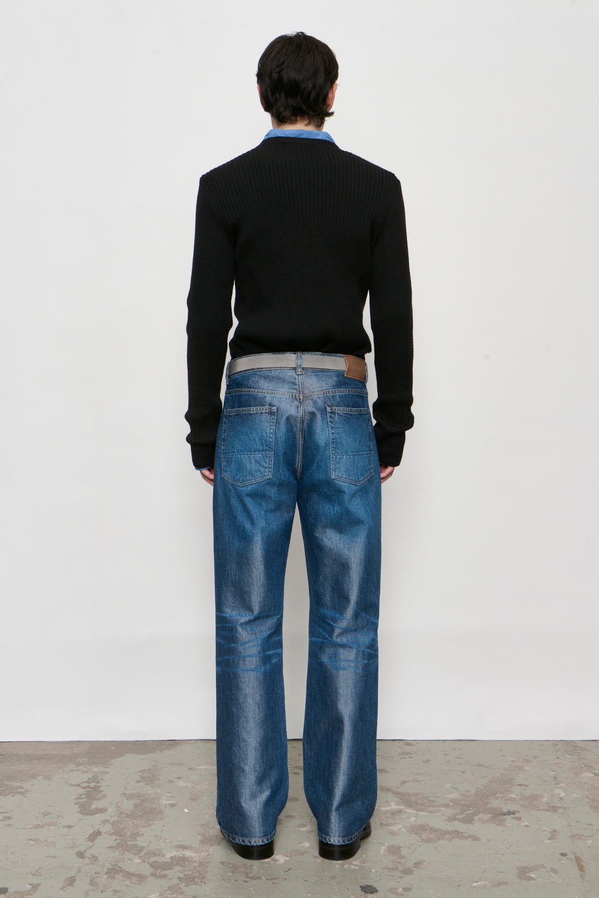 THIRD CUT electric blue wash