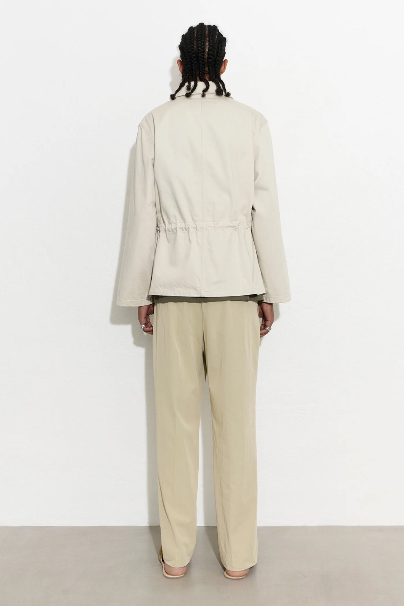 UNITY JACKET Pale Sand Western Gabardine