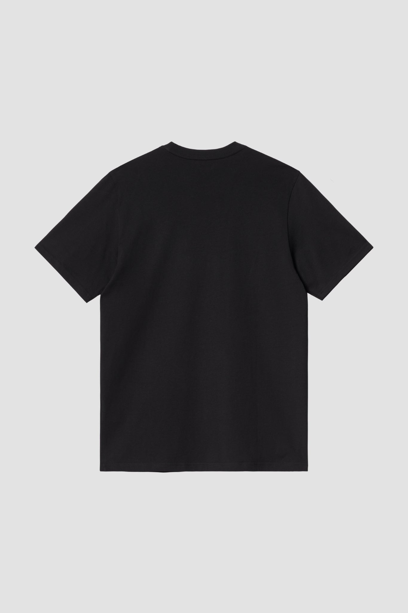 S/S POCKET HEART T-SHIRT Black / Black