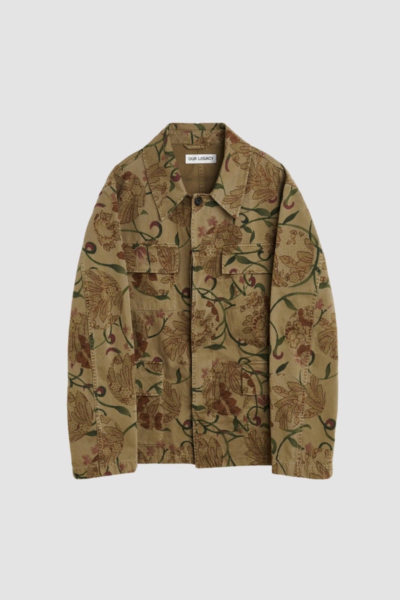 UNIFORM JACKET Spotting Rose Seventies Sateen