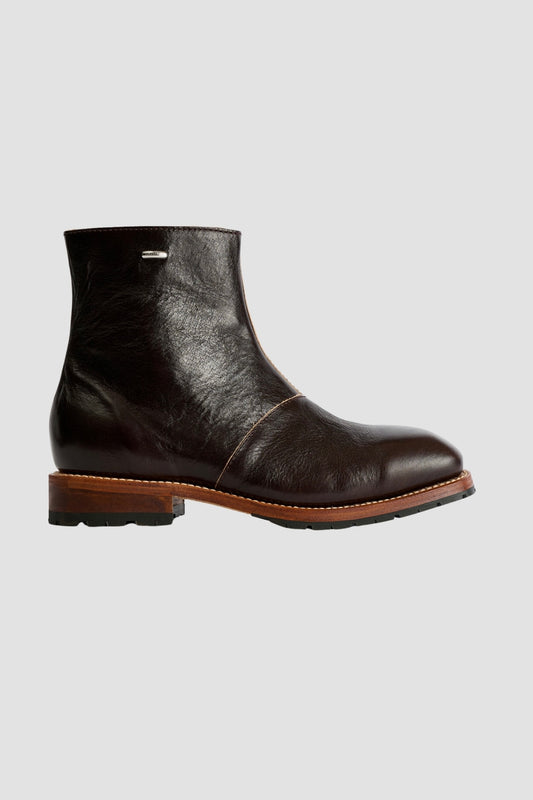 ENGINE BOOT Deep Americano Leather