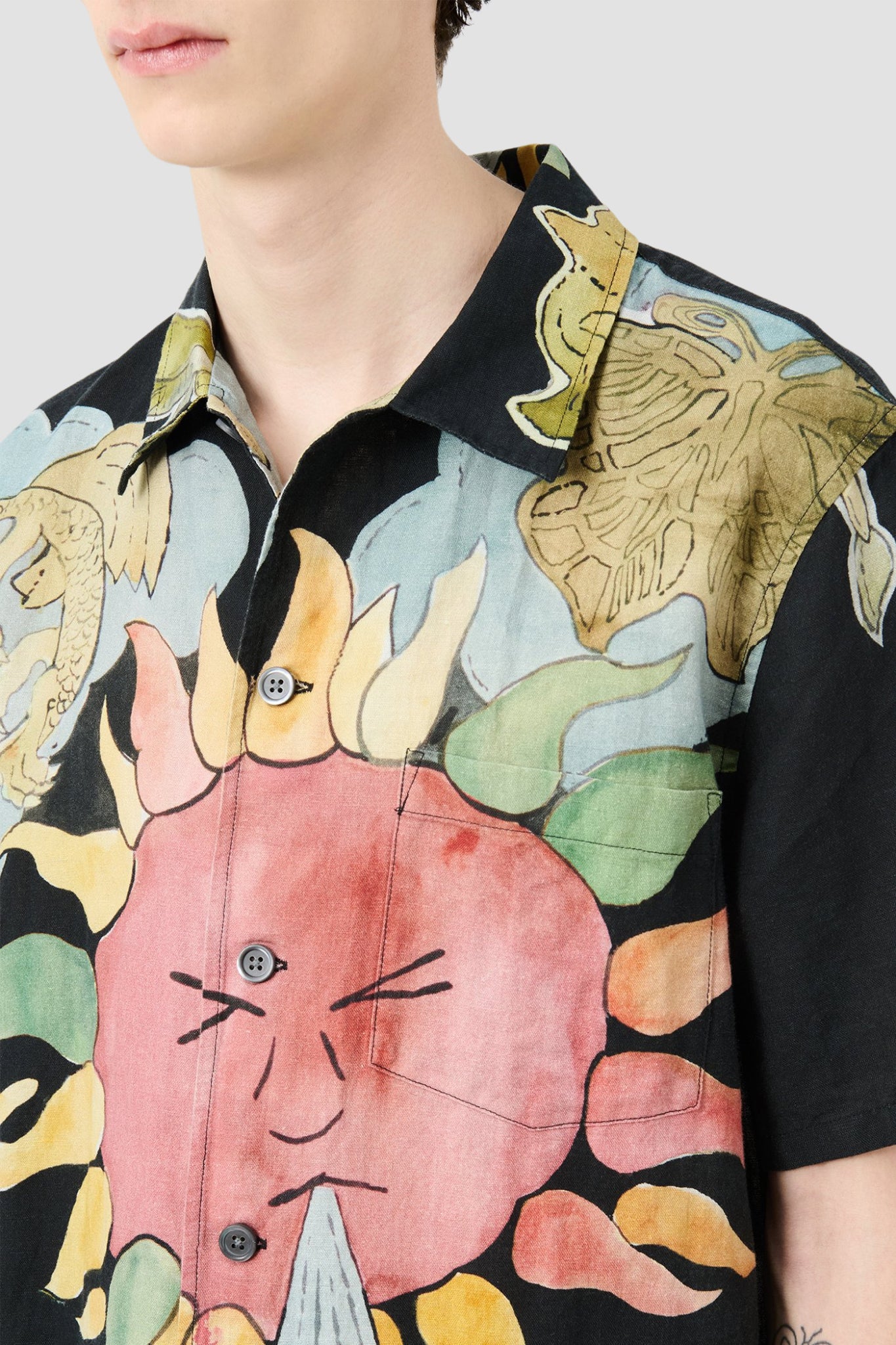 BOX SHIRT SHORTSLEEVE Solar Power Print