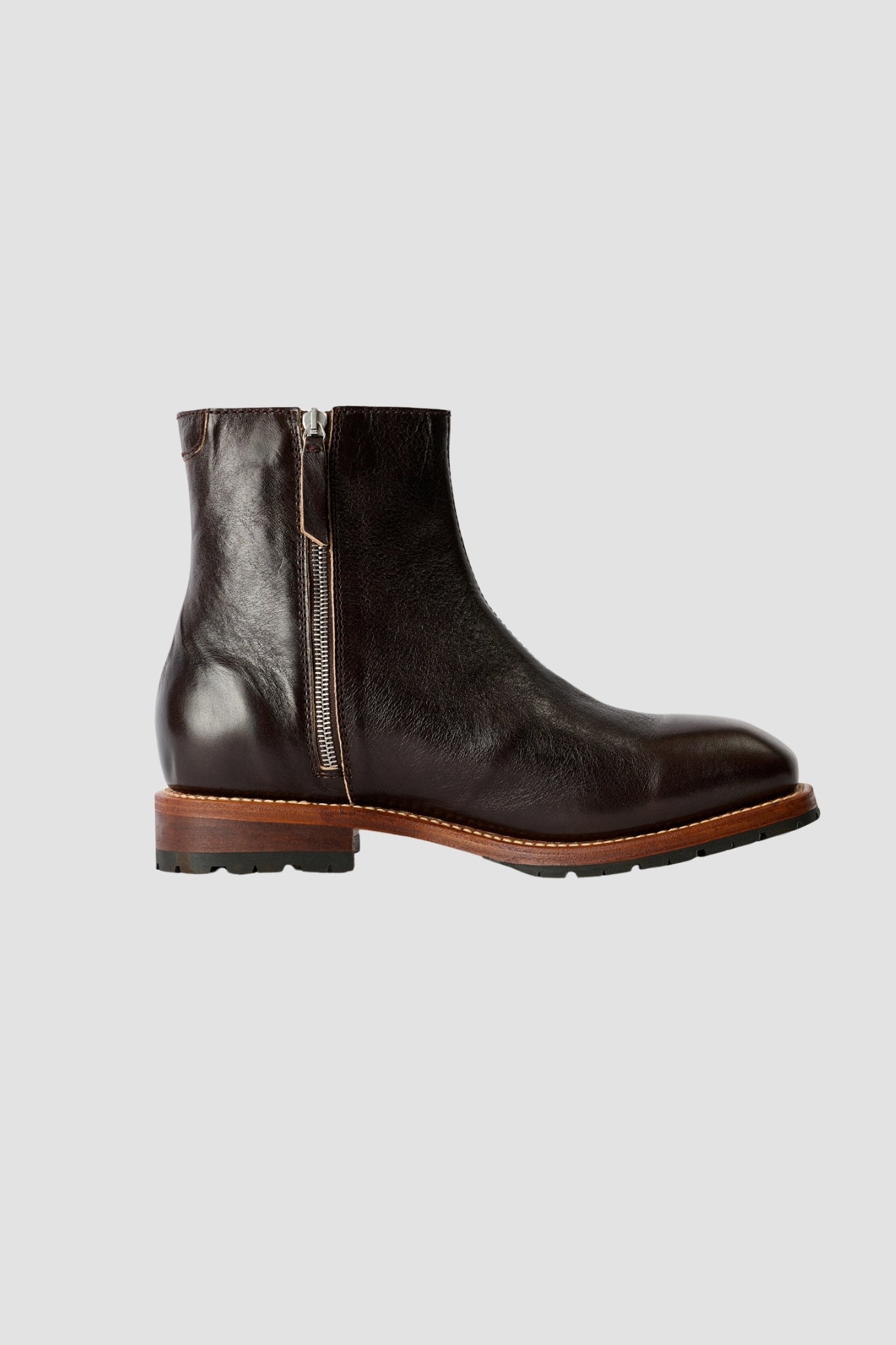 ENGINE BOOT Deep Americano Leather