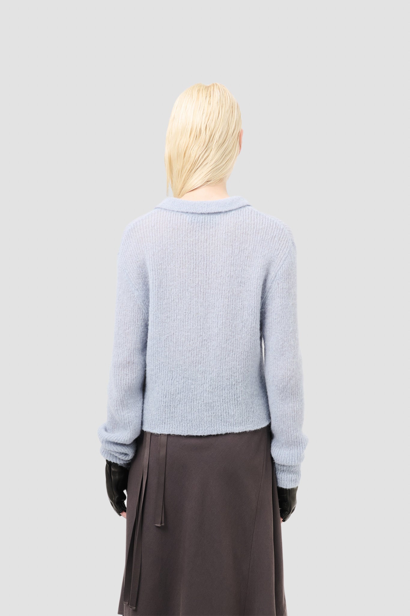 MAZZY POLO Livid Blue Fuzzy Alpaca