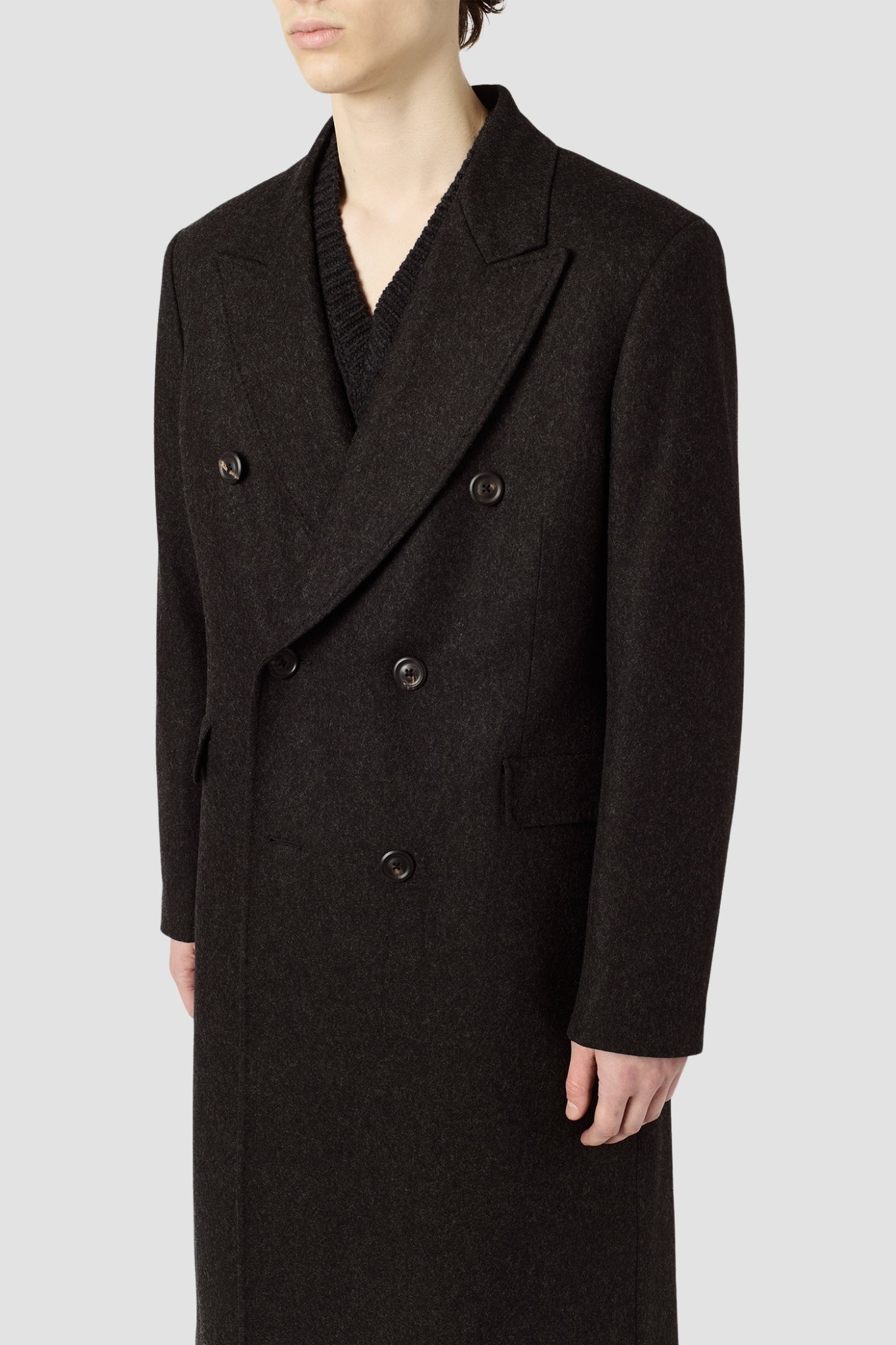 WHALE COAT, Granite Water Repellent Melton