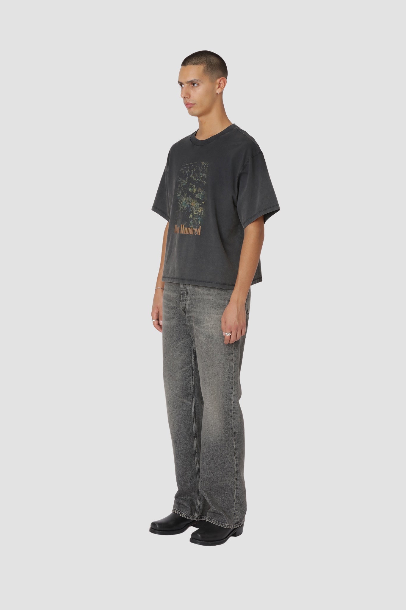 HOUSTON CASINO T-SHIRT Washed Black