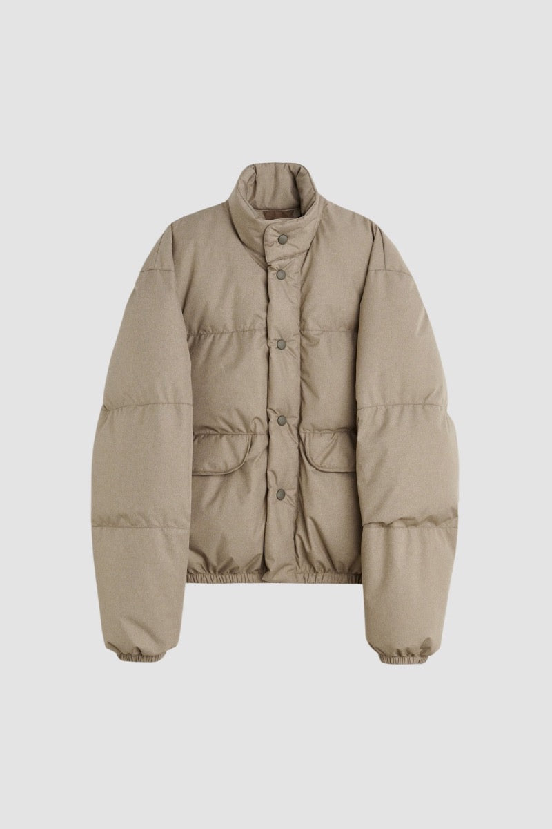 INHALE PUFFA Doubleganger Beige Mel Nylon