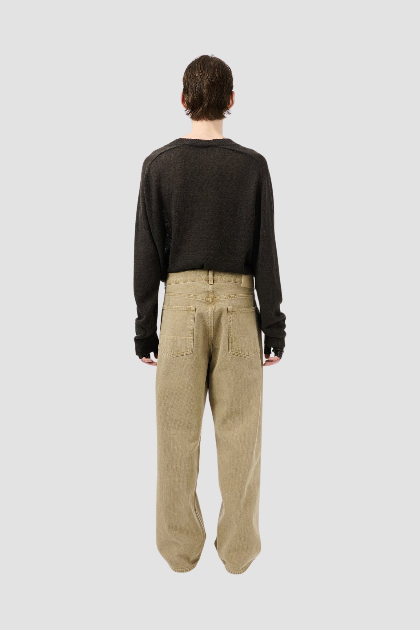 THIRD CUT Dry Grass Chain Twill