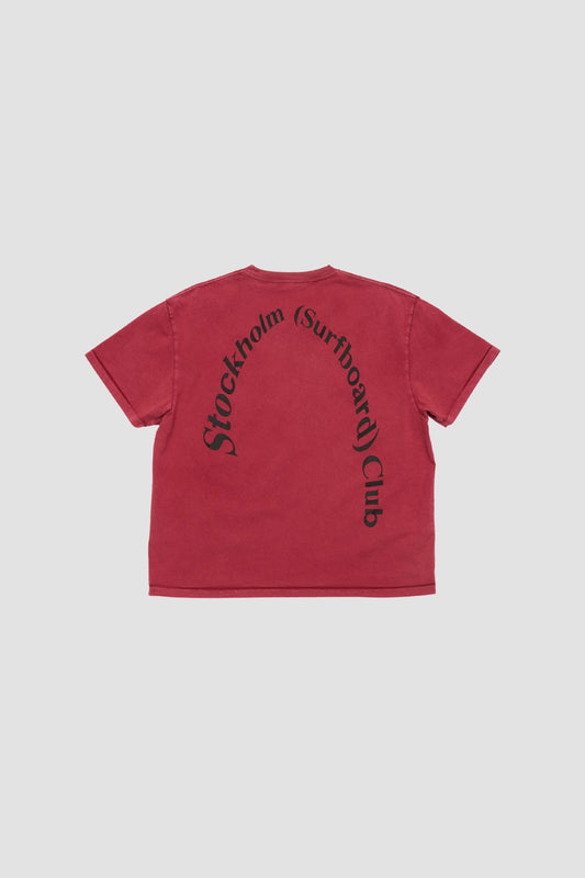 BOX TEE BACK LOGO Cherry