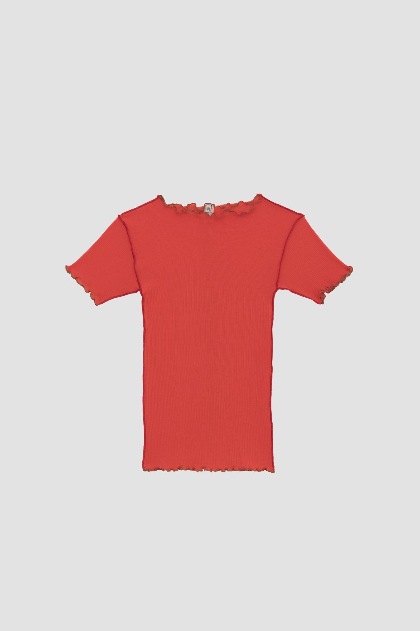 VEIN TEE SHIRT MY RED/BROWN