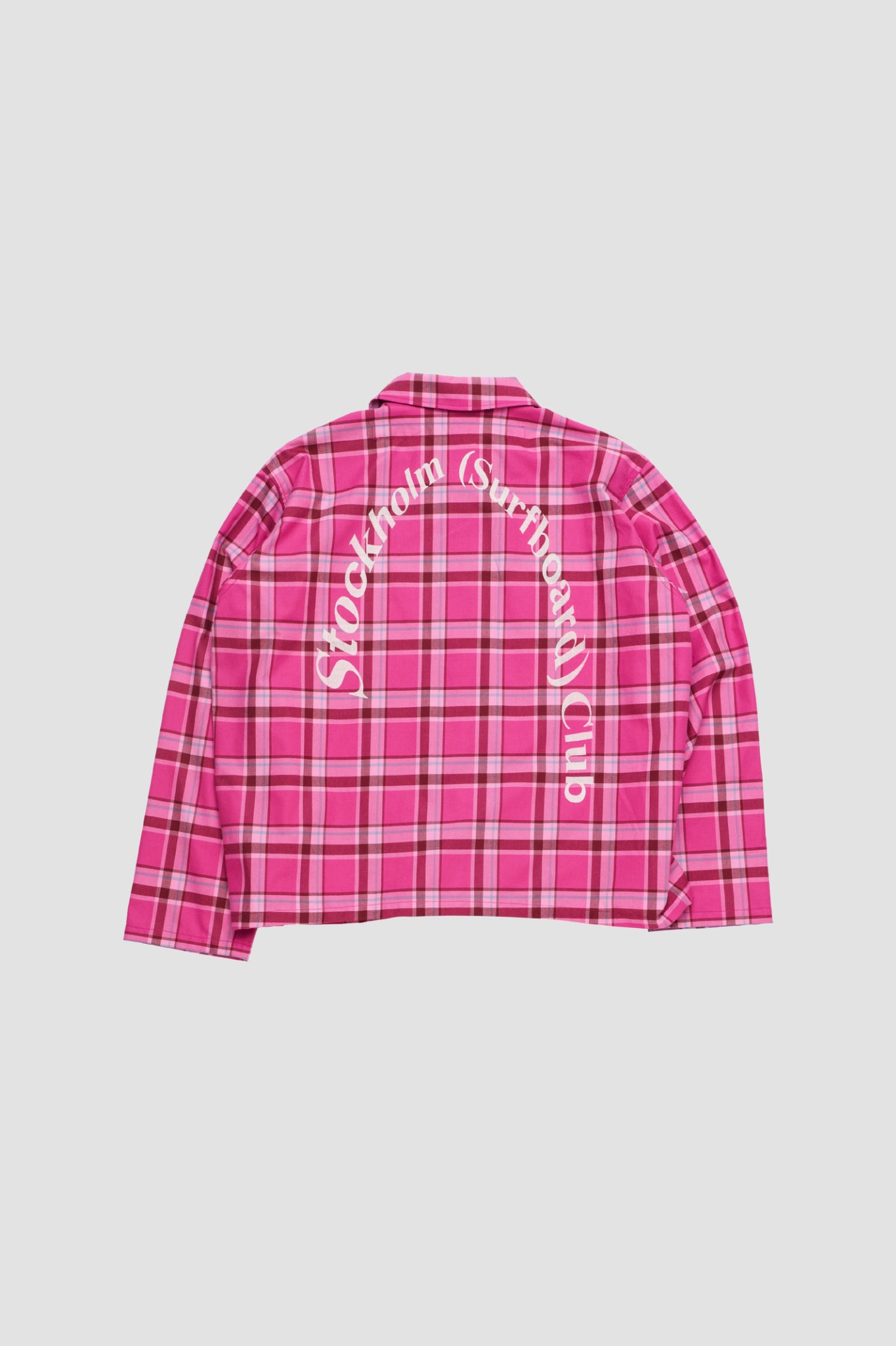 CLUB OVERSHIRT Pink Check