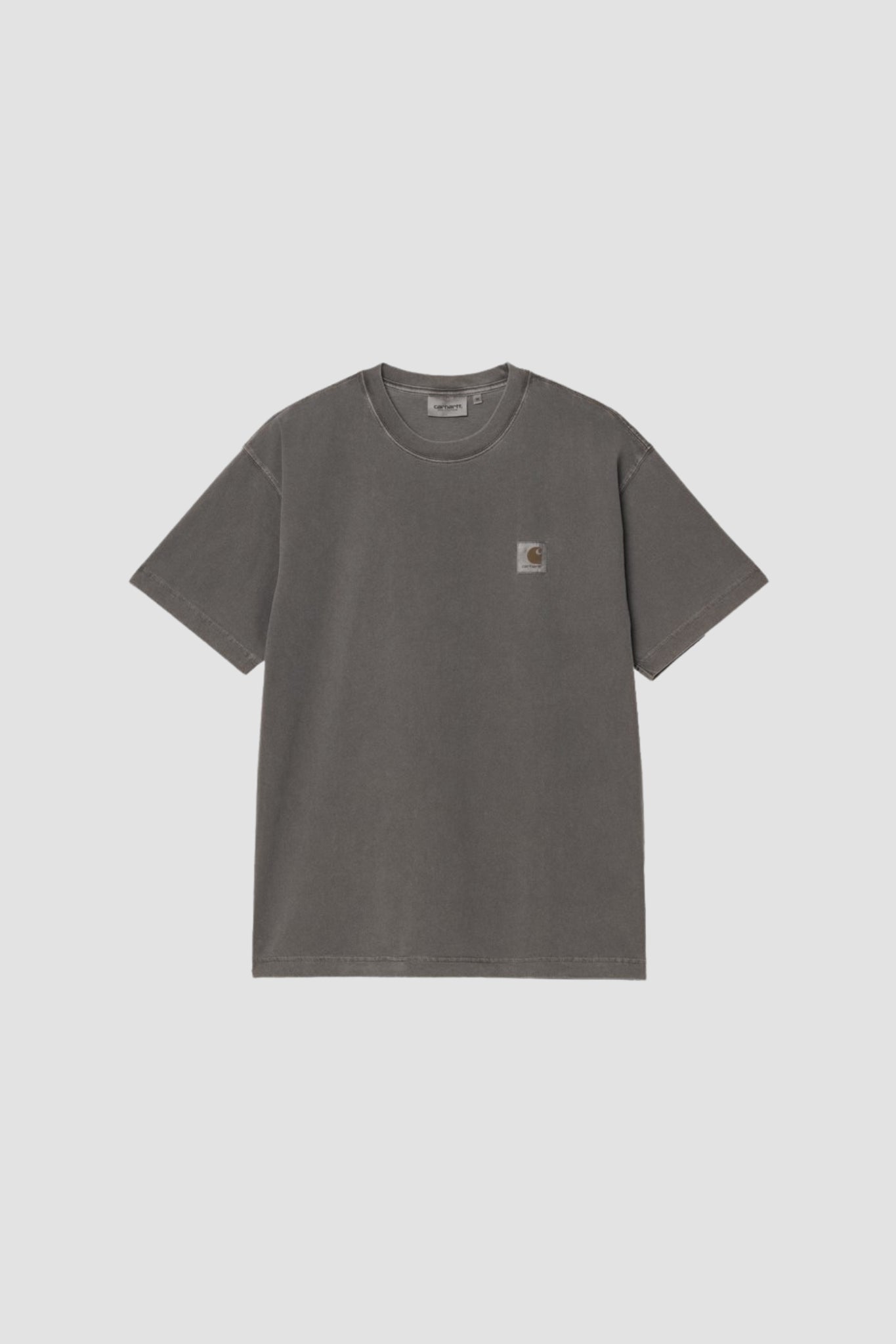 S/S NELSON TEE Graphite garment dyed