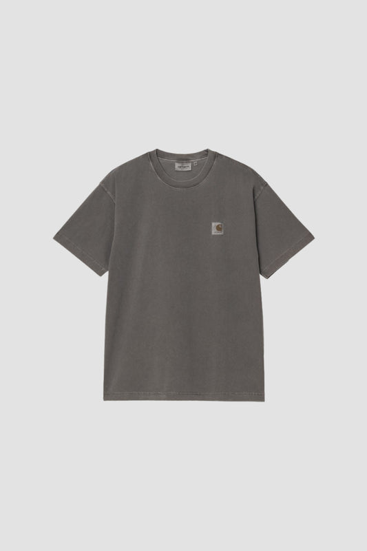 S/S NELSON TEE Graphite garment dyed