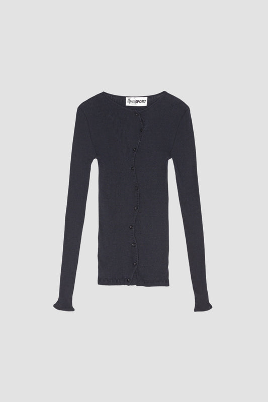 CLAIRE SEAMLESS TOP Black