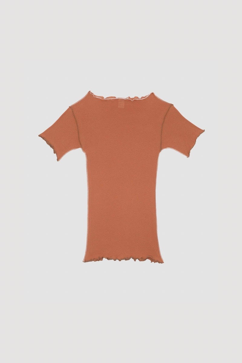 VEIN TEE ORANGE/GREEN