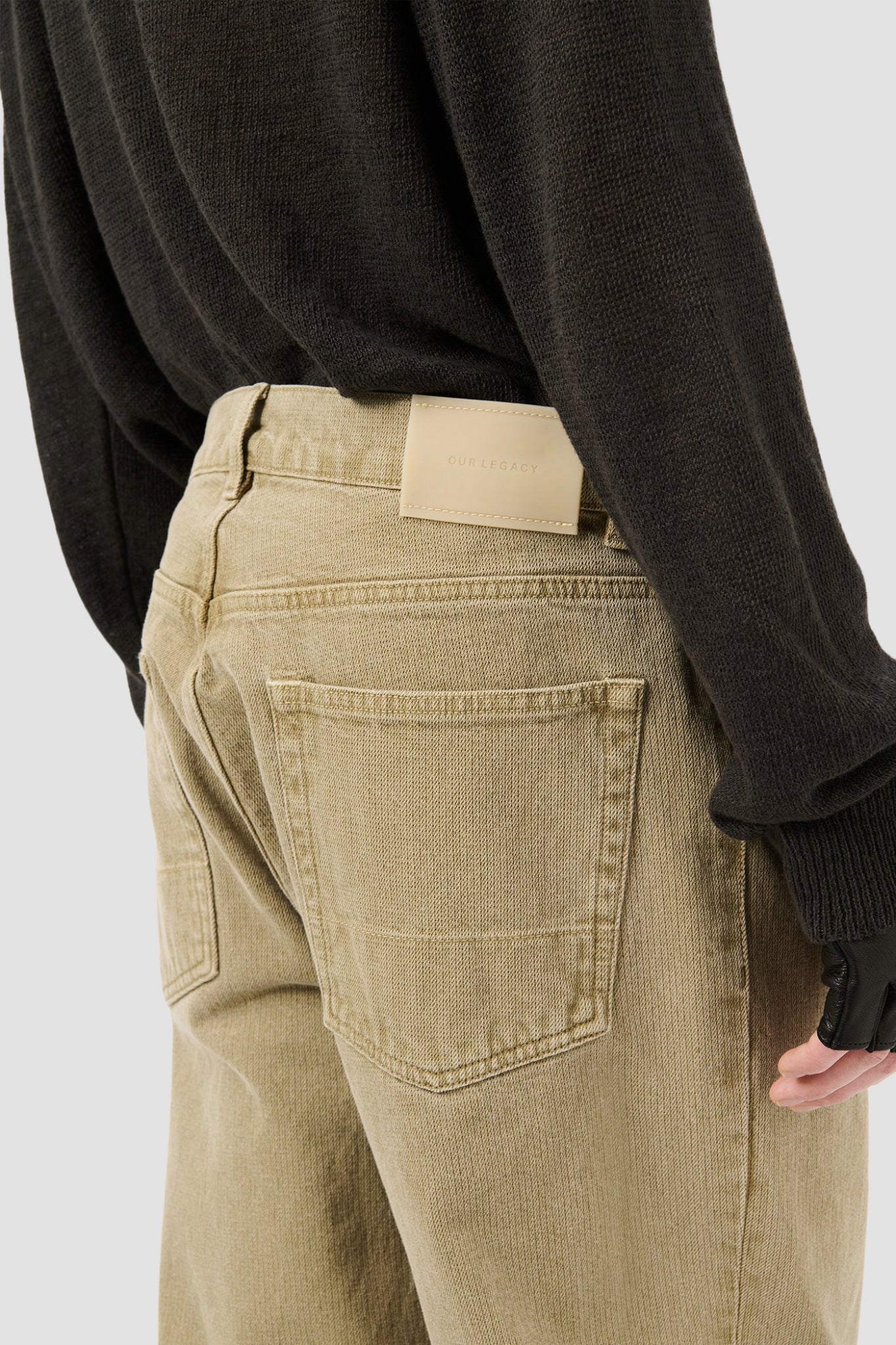 THIRD CUT Dry Grass Chain Twill