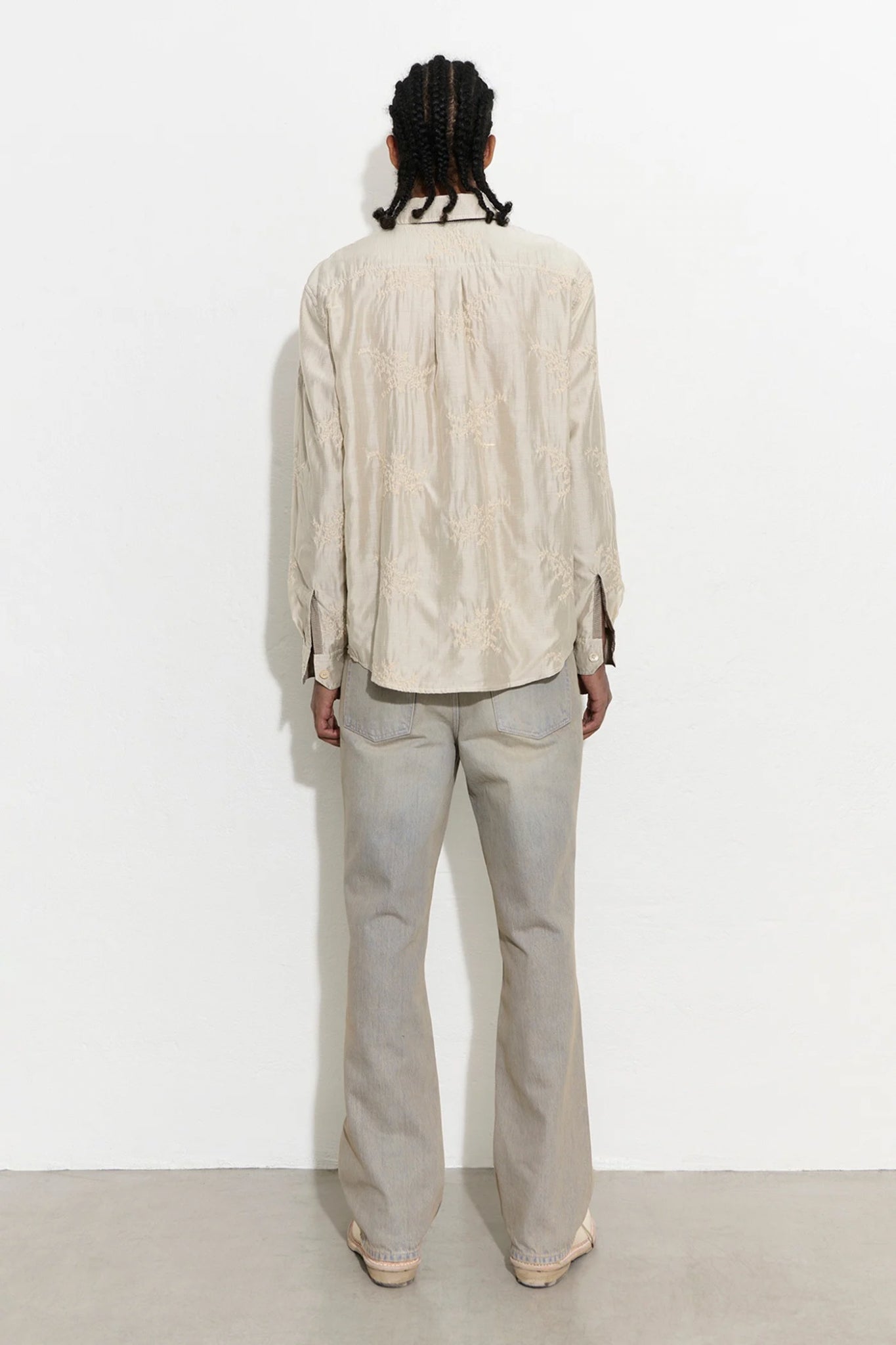 BEYOND SHIRT Champagne Bloom Ethereal Veil