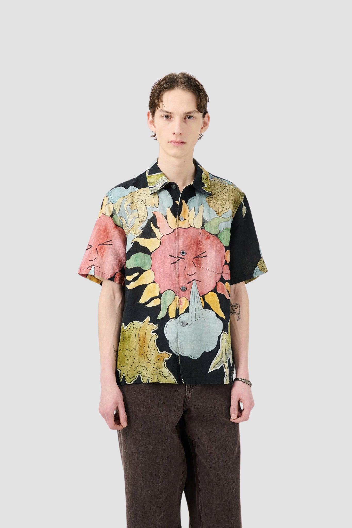 BOX SHIRT SHORTSLEEVE Solar Power Print