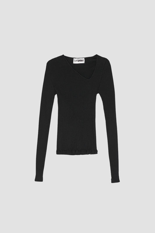 EVE SEAMLESS TOP Black