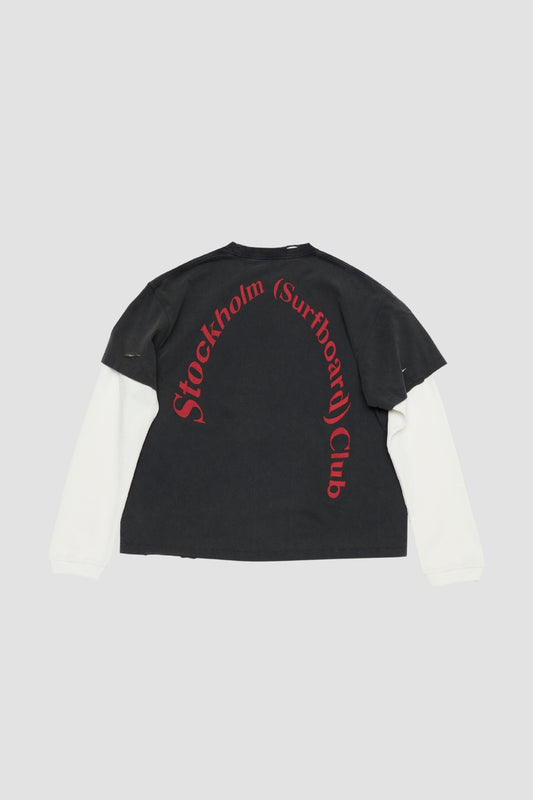 LAYER BOX TEE Black