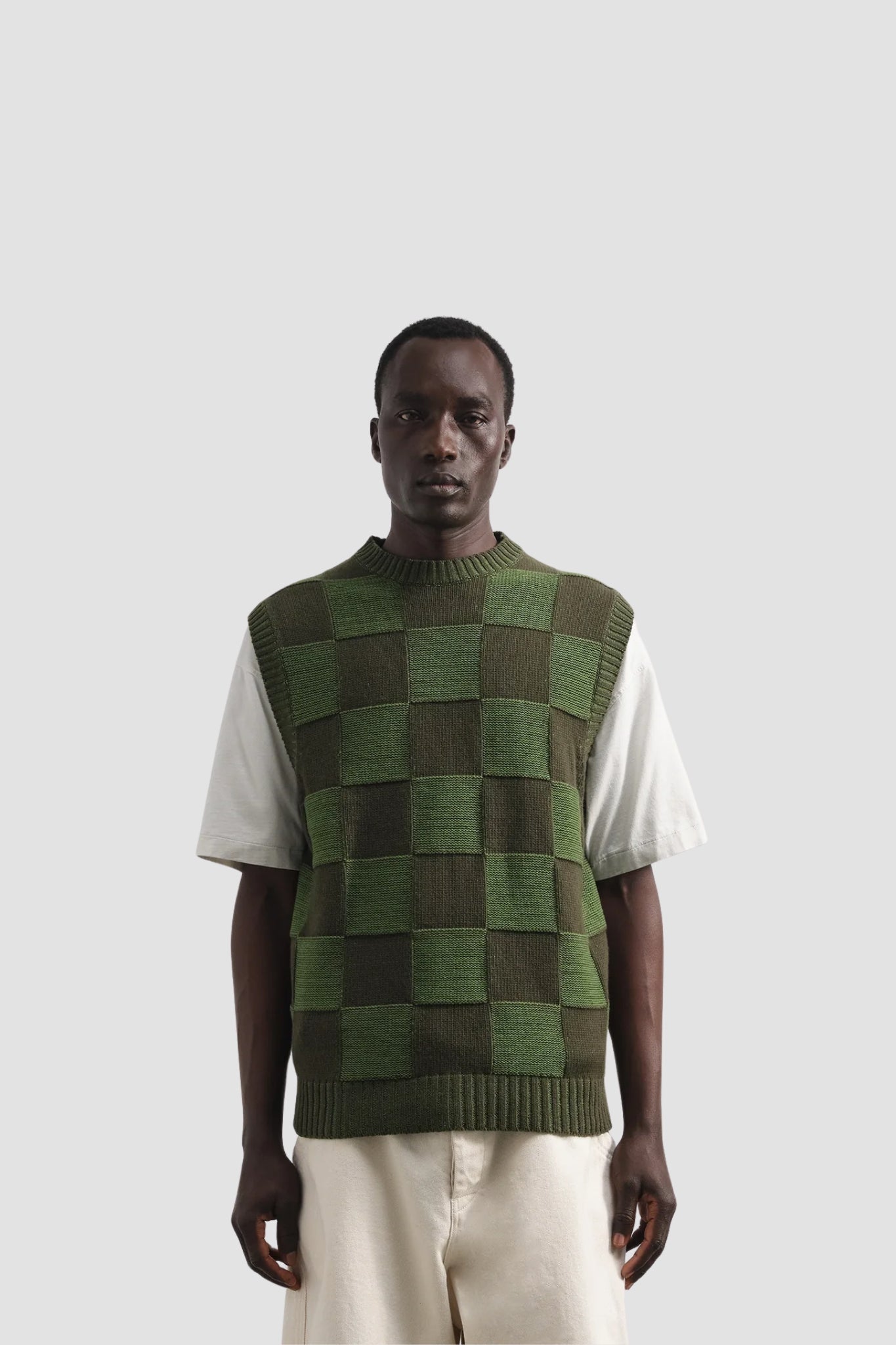 CREW NECK TANK GREEN