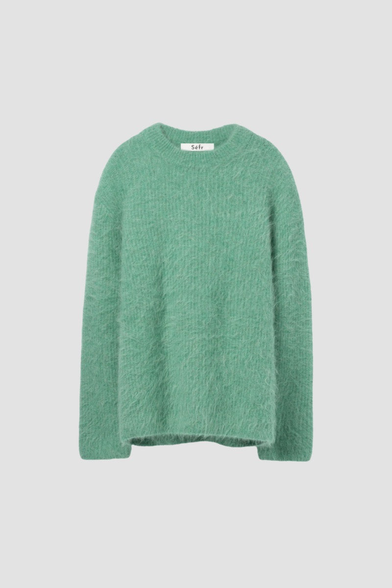 W HARU SWEATER TURQUOISE