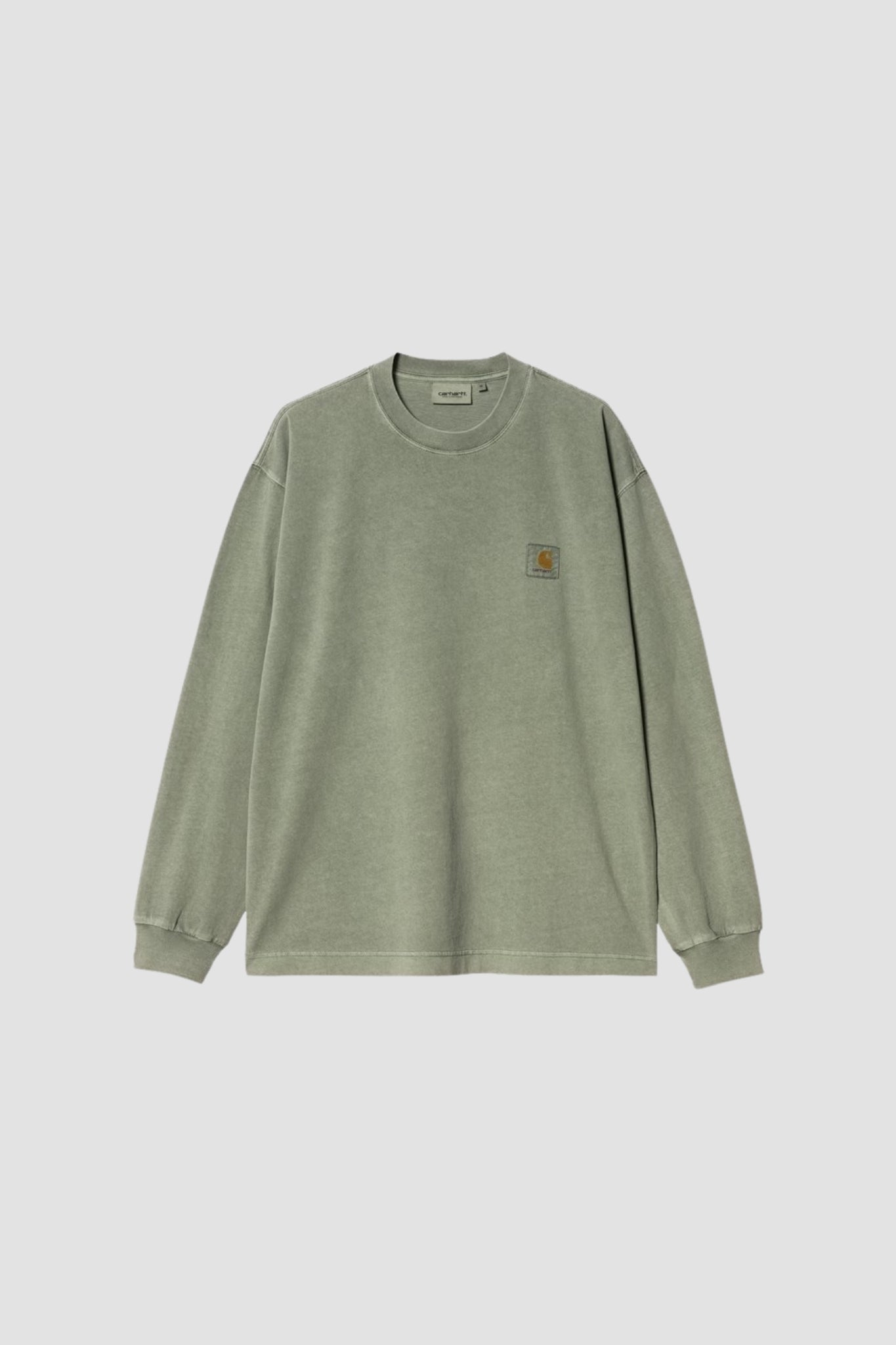 L/S NELSON TEE Park garment dyed