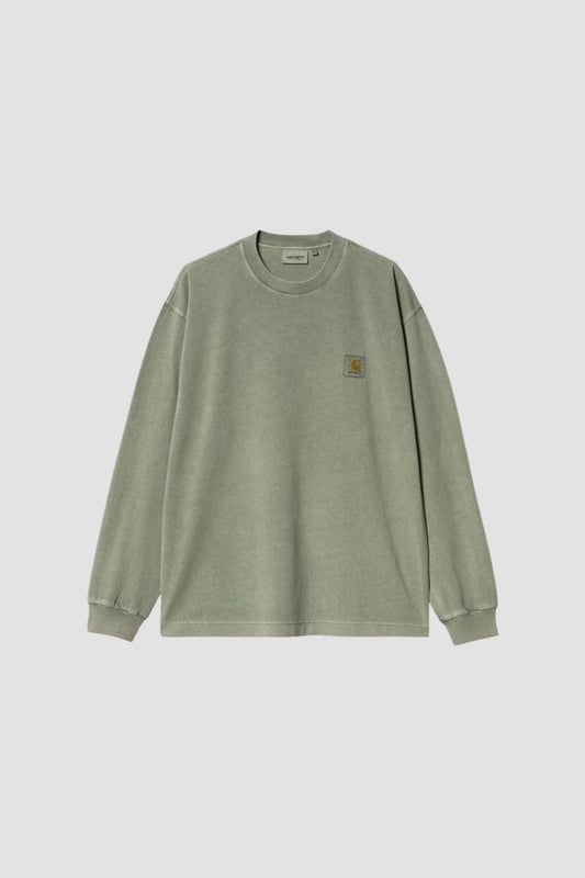 L/S NELSON TEE Park garment dyed