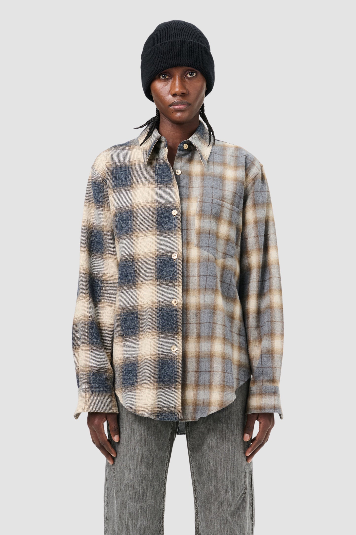 APRON SHIRT Doyle Check Lagger Flannel