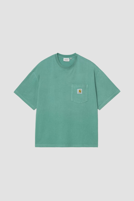 S/S HUDSON POCKET TEE Saguaro, chalk wash