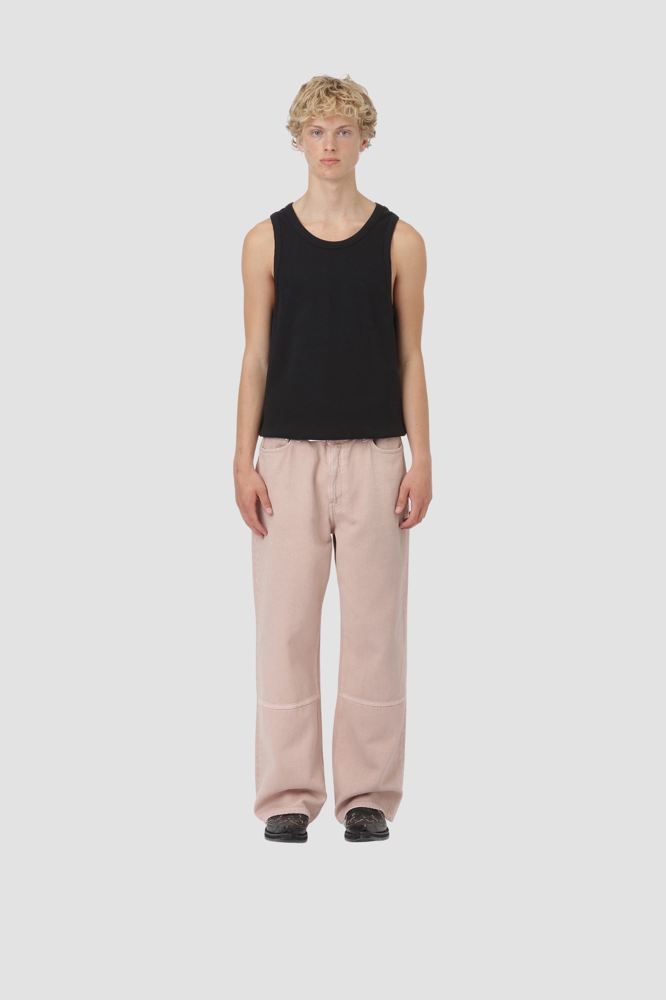 LAS VEGAS OVERDYE PANTS Rose Smoke