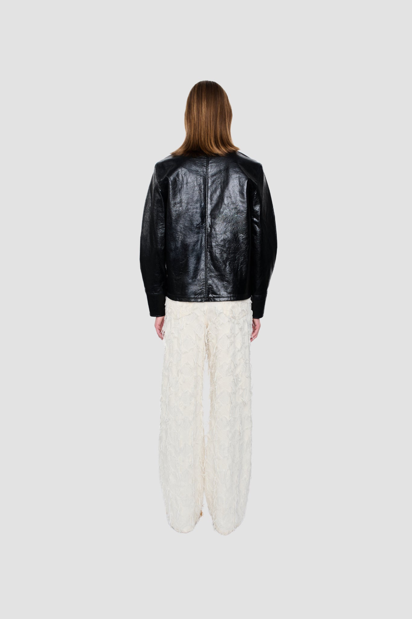 RHEA JACKET faux memory leather
