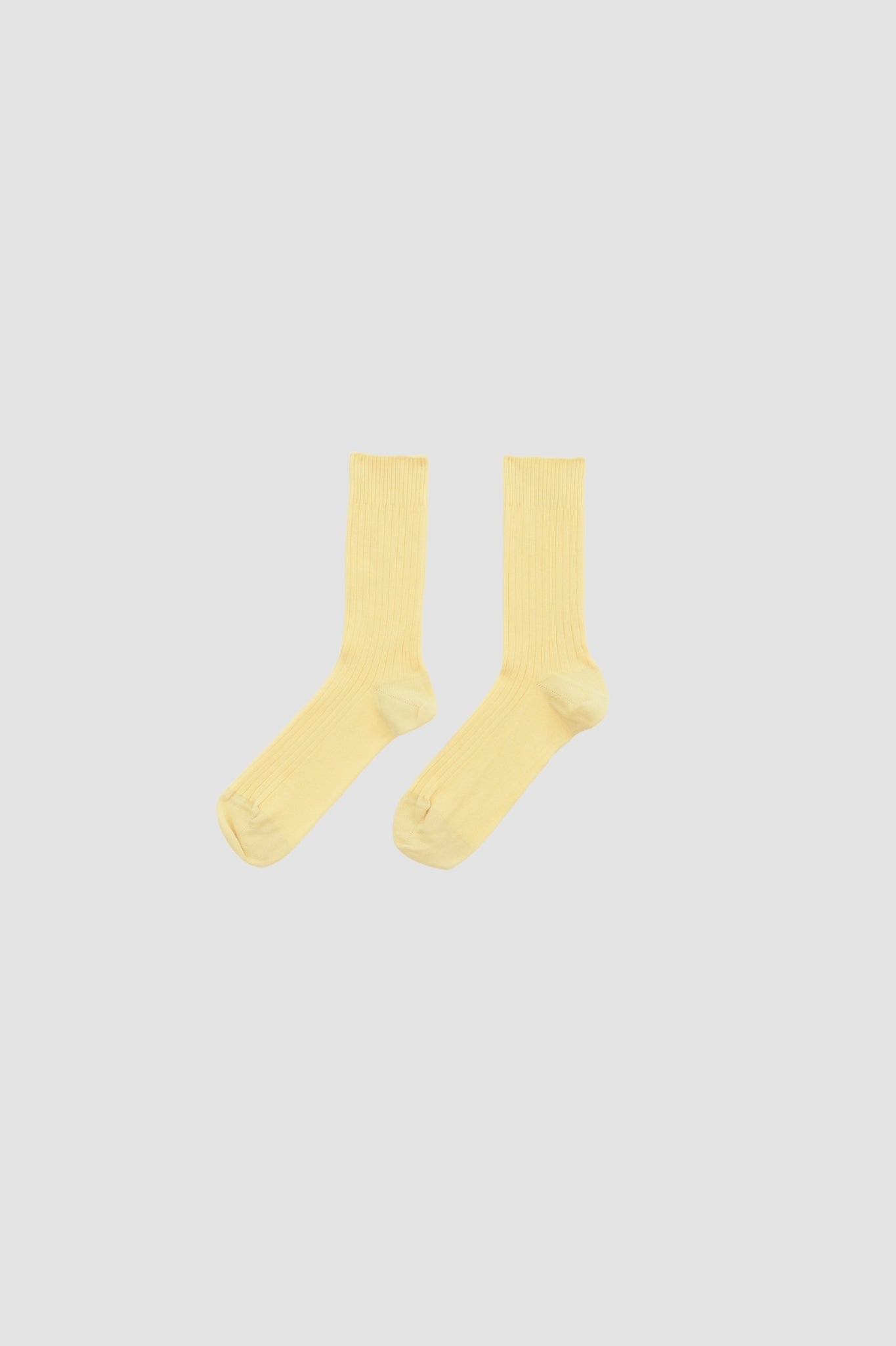 RIB OVERANKLE SOCKS BOG YELLOW