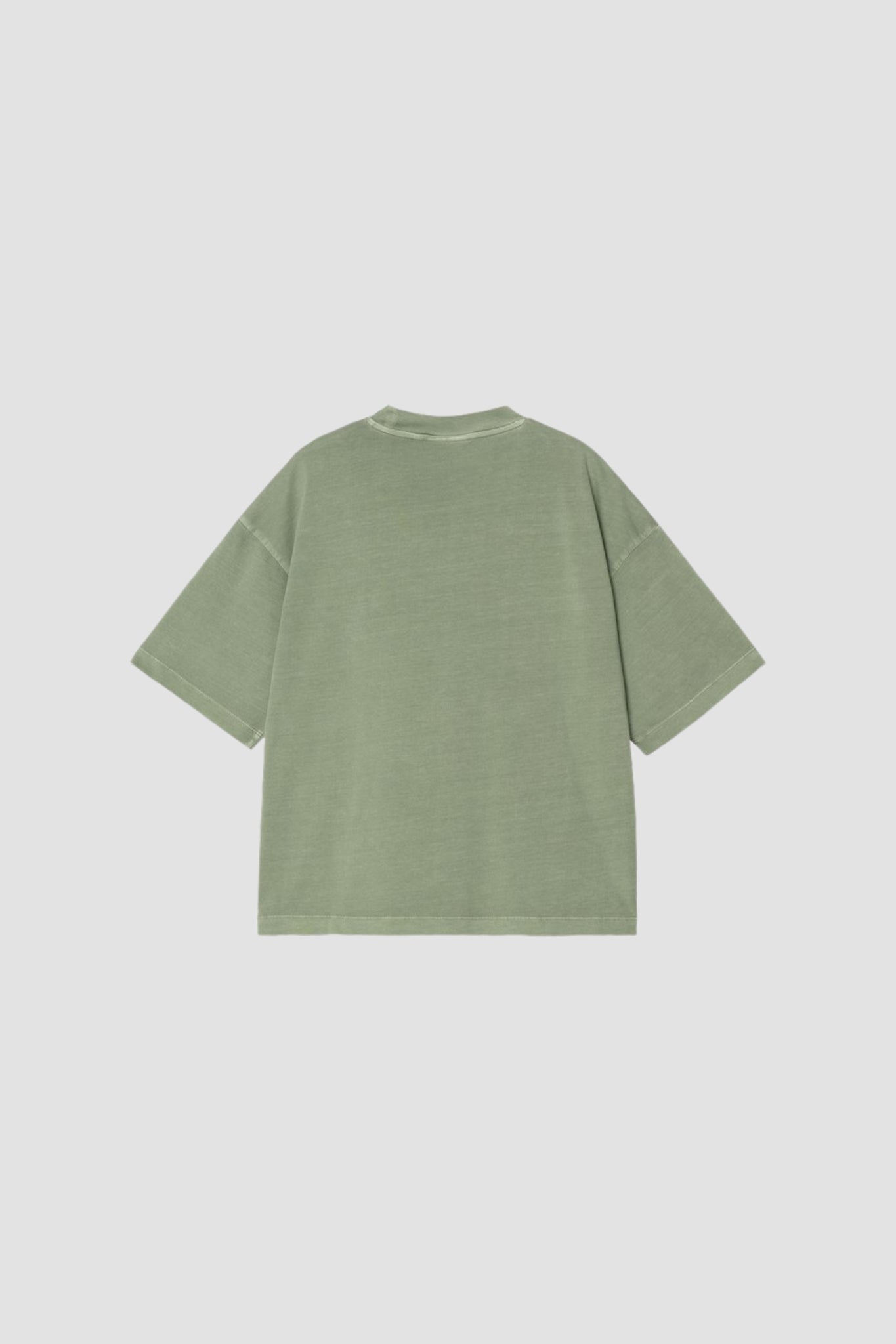 W S/S NELSON TEE Park garment dyed
