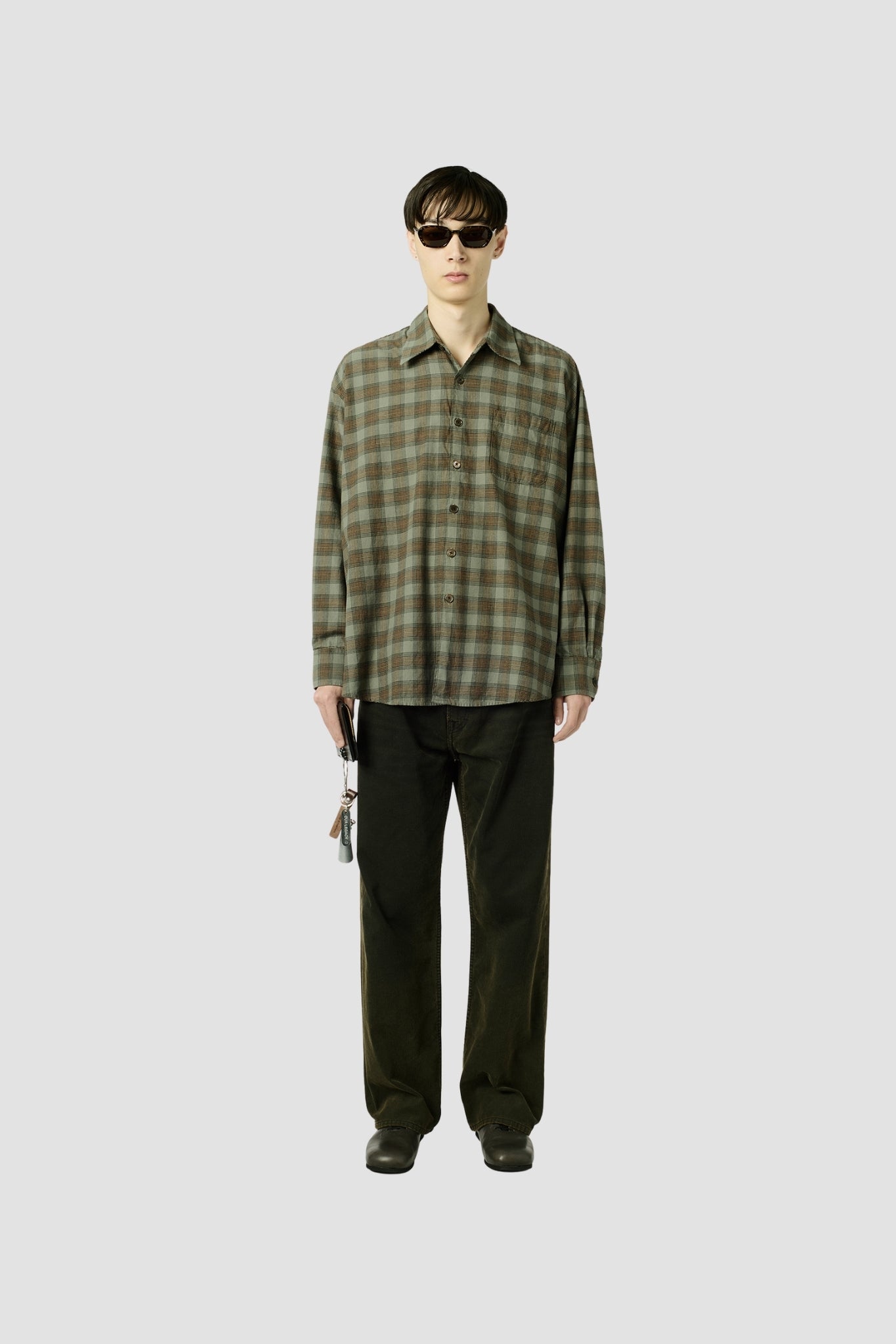 BORROWED SHIRT, Iowa Flannel Check