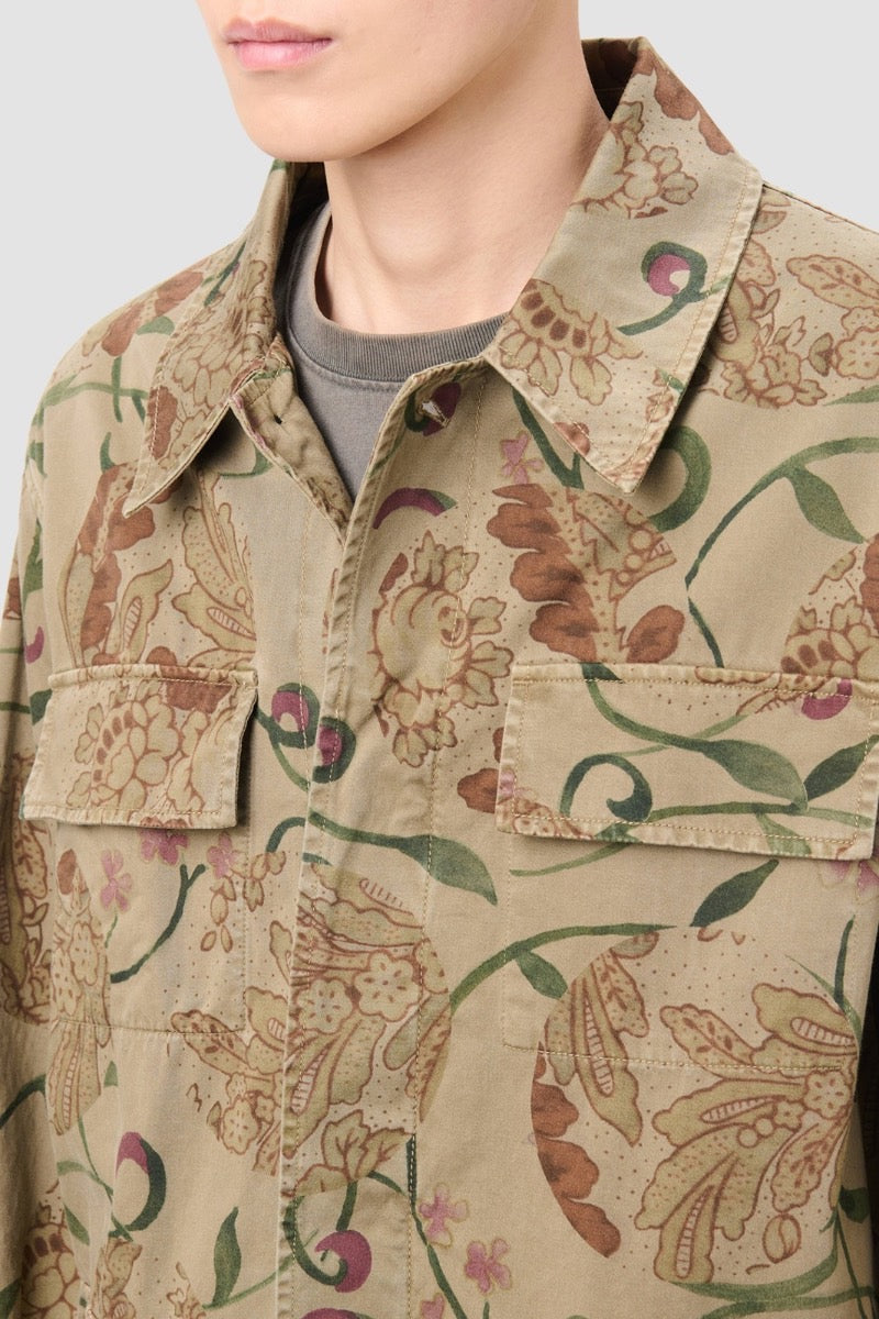 UNIFORM JACKET Spotting Rose Seventies Sateen