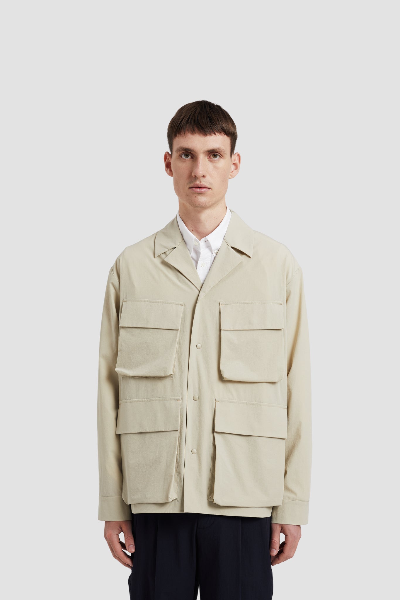 MADS TRAVEL LIGHT OVERSHIRT Light Khaki