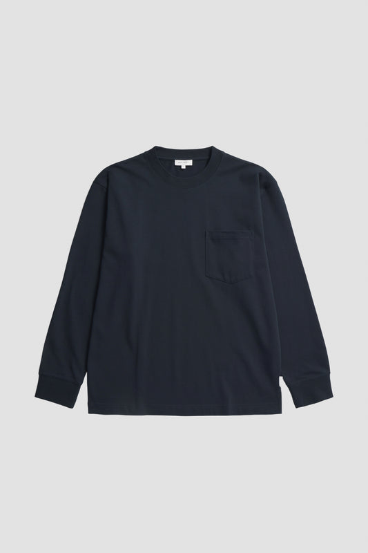 NORSE STANDARD L/S HEAVY LOOSE TEE Dark Navy