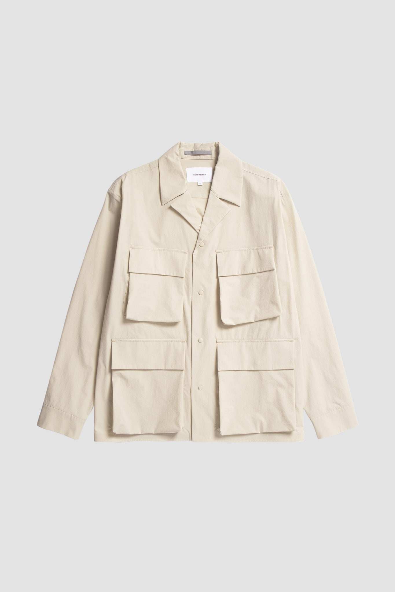 MADS TRAVEL LIGHT OVERSHIRT Light Khaki