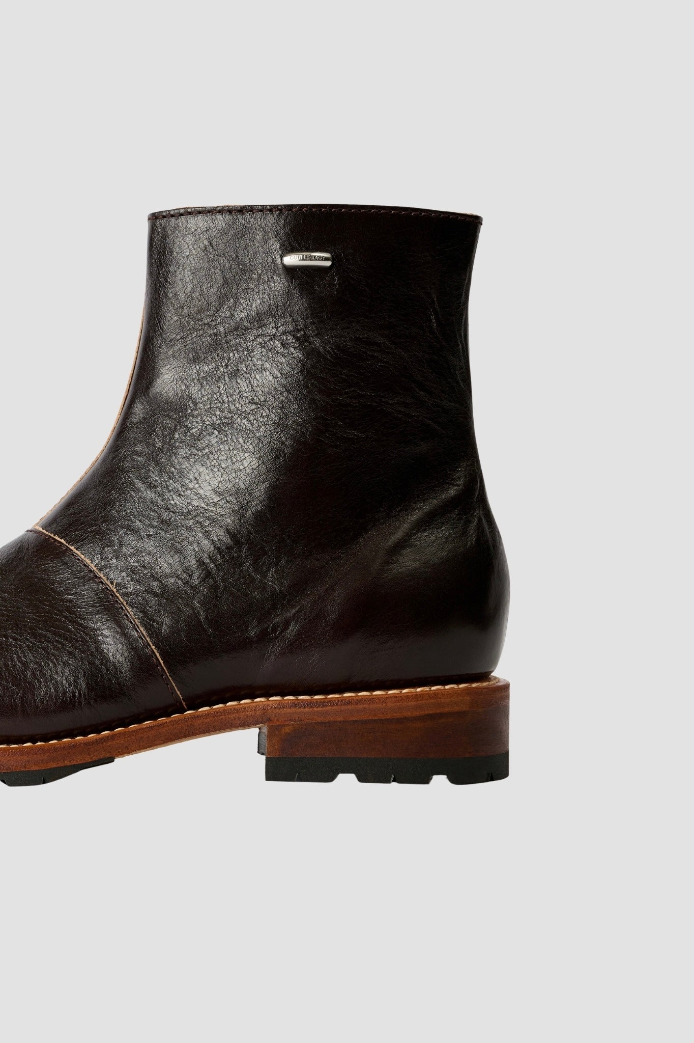 ENGINE BOOT Deep Americano Leather
