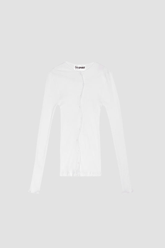 CLAIRE SEAMLESS TOP White