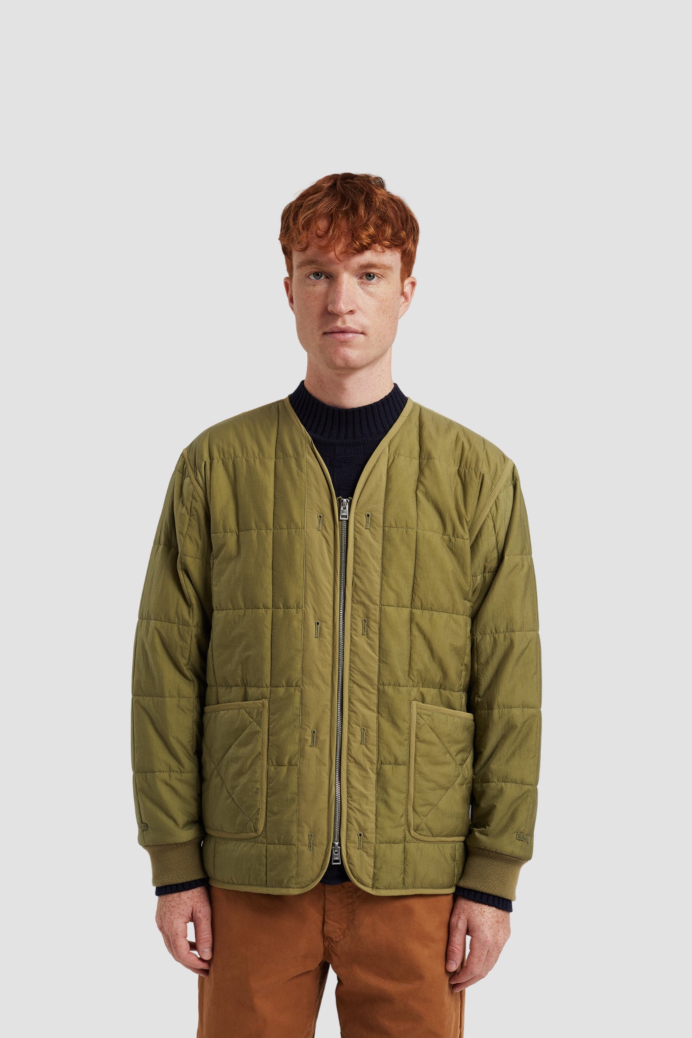 MILITARY LINER JACKET Moss Green
